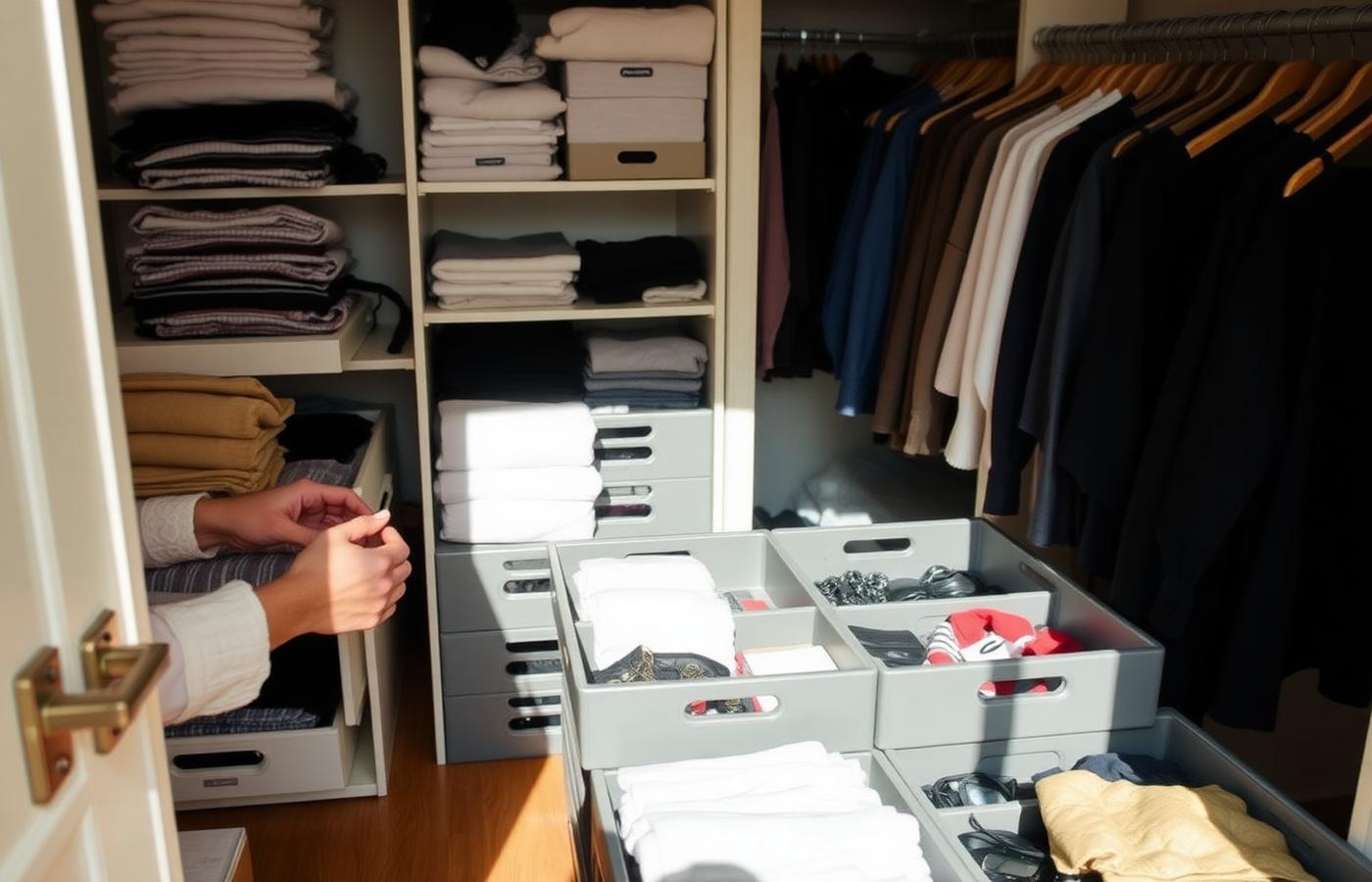 Postazione di lavoro con articoli di bigiotteria e accessori