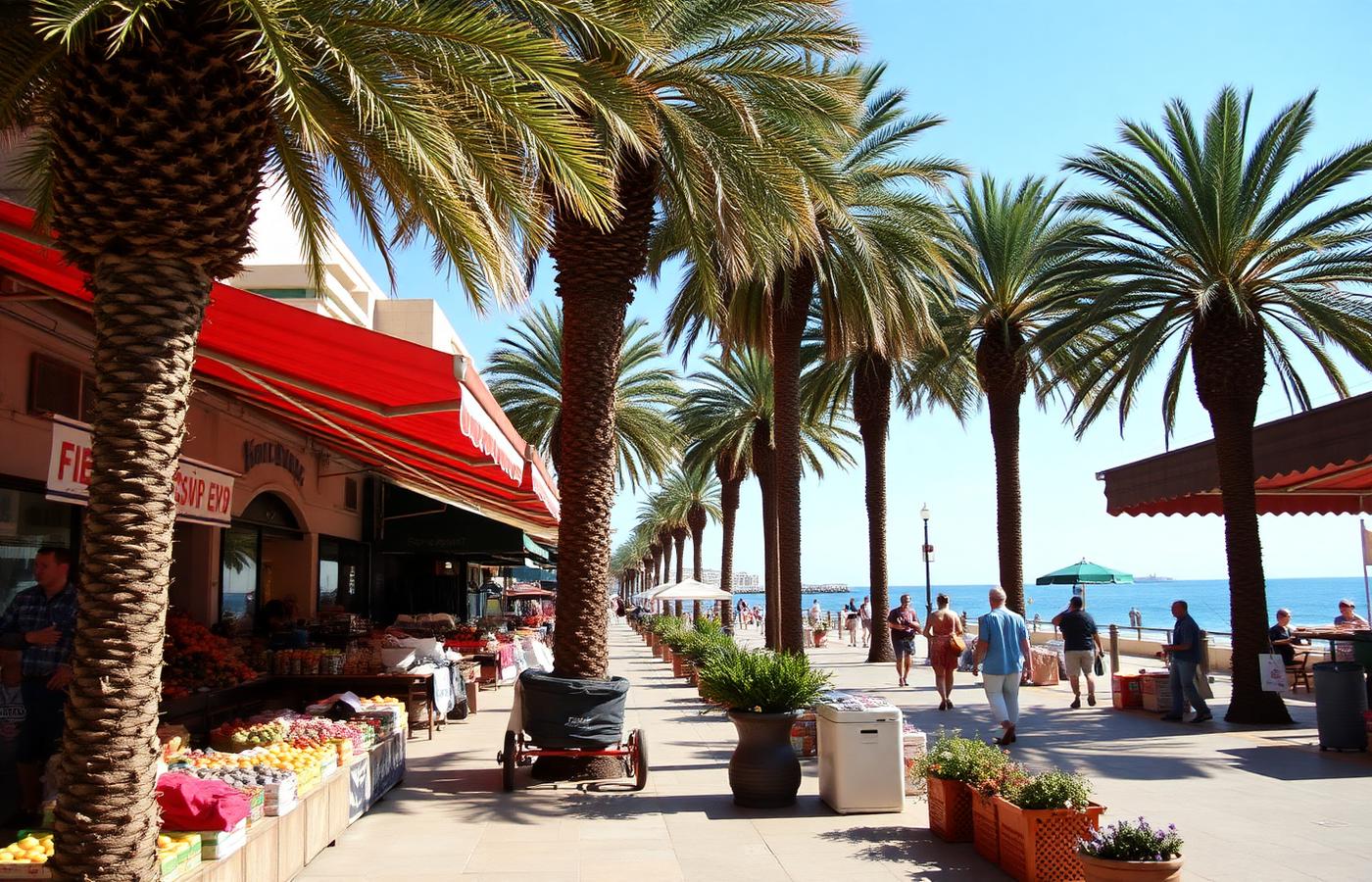 Mercatino sul lungomare di Pescara