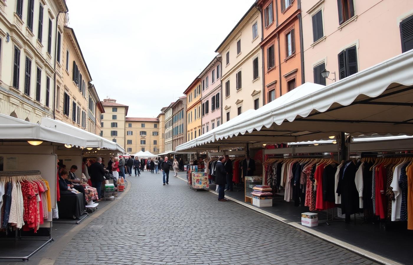 Mercato in piazza a Pescara